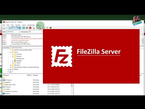 วิธีการติดตั้ง ใช้งาน FTP Server FileZilla สำหรับอัพโหลด ดาวน์โหลดไฟล์ผ่าน FTP เบื้องต้น |ครูเอชาแนล