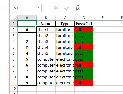 Background Cell Colour Control In Excel Using Python - Stack Overflow